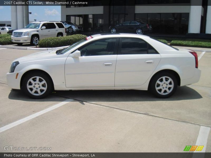 White Diamond / Cashmere 2007 Cadillac CTS Sedan