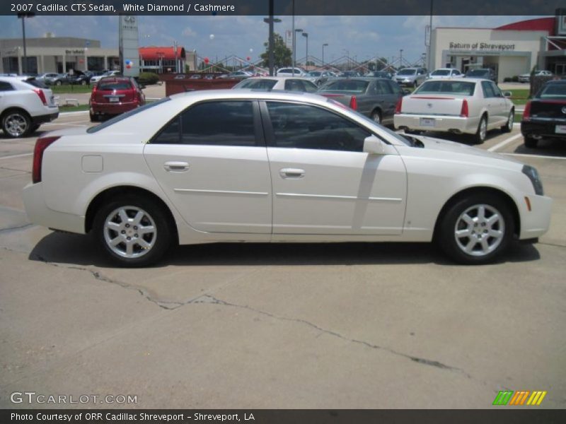 White Diamond / Cashmere 2007 Cadillac CTS Sedan