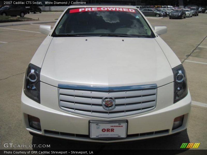 White Diamond / Cashmere 2007 Cadillac CTS Sedan