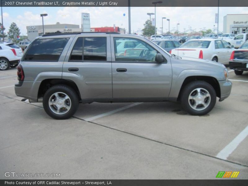 Graystone Metallic / Light Gray 2007 Chevrolet TrailBlazer LT
