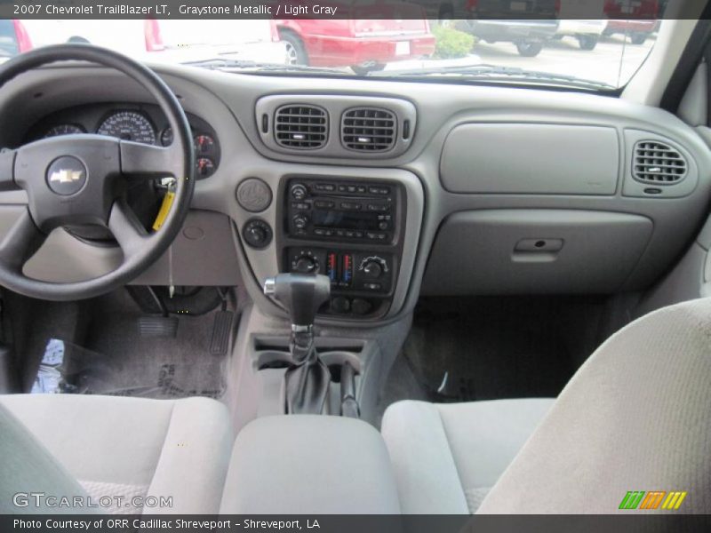 Graystone Metallic / Light Gray 2007 Chevrolet TrailBlazer LT