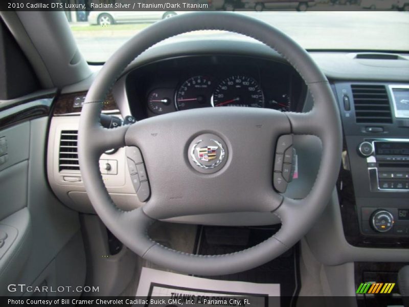 Radiant Silver / Titanium/Dark Titanium 2010 Cadillac DTS Luxury