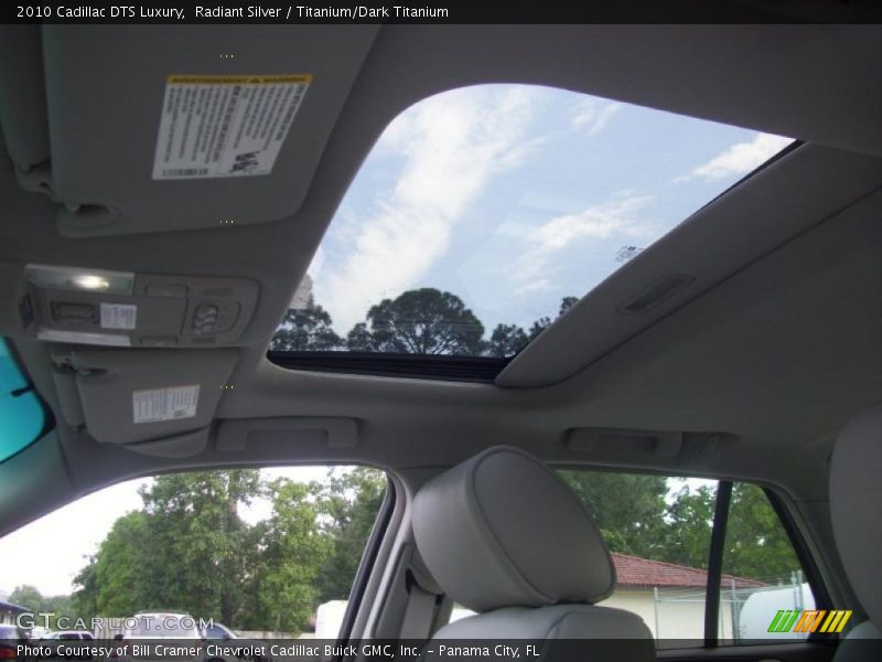 Radiant Silver / Titanium/Dark Titanium 2010 Cadillac DTS Luxury