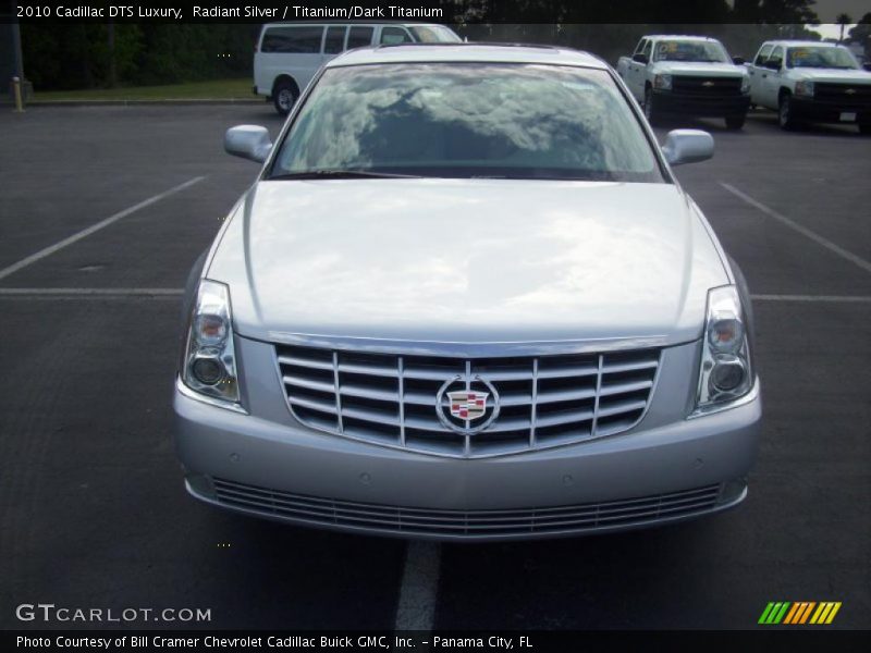 Radiant Silver / Titanium/Dark Titanium 2010 Cadillac DTS Luxury