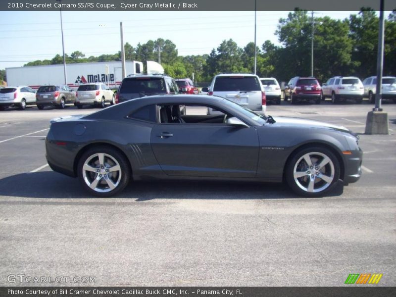 Cyber Gray Metallic / Black 2010 Chevrolet Camaro SS/RS Coupe