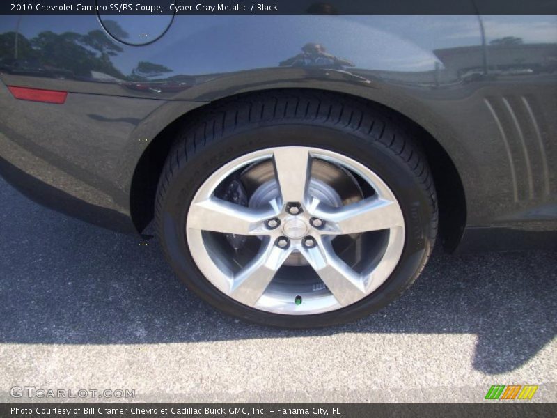 Cyber Gray Metallic / Black 2010 Chevrolet Camaro SS/RS Coupe