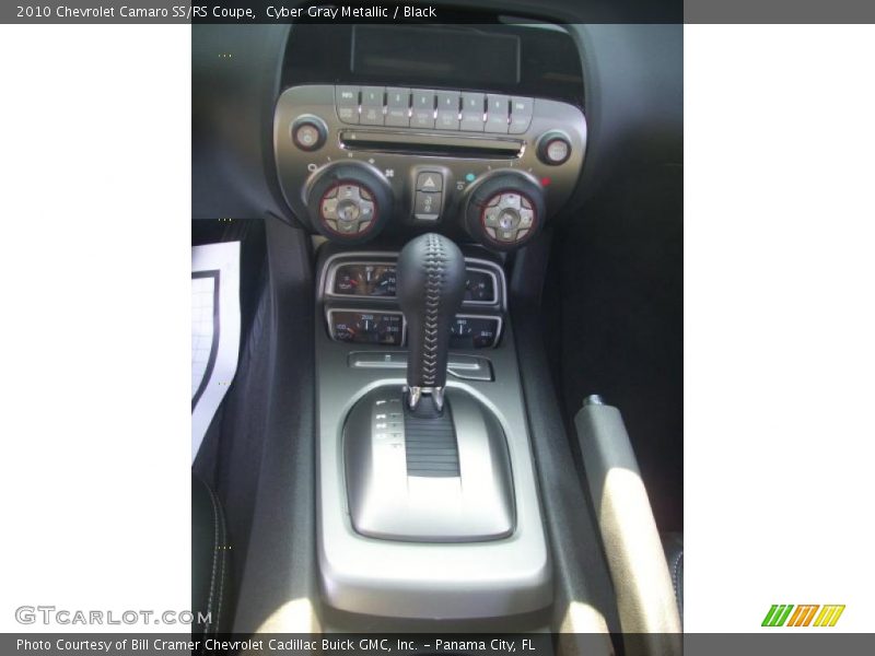 Cyber Gray Metallic / Black 2010 Chevrolet Camaro SS/RS Coupe