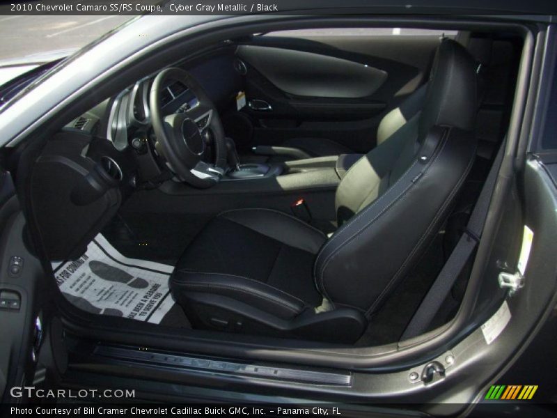 Cyber Gray Metallic / Black 2010 Chevrolet Camaro SS/RS Coupe