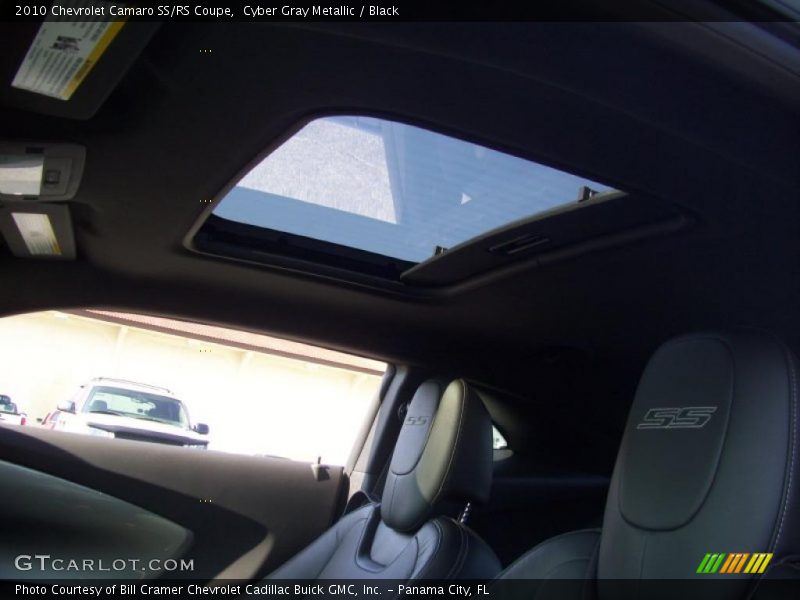 Cyber Gray Metallic / Black 2010 Chevrolet Camaro SS/RS Coupe