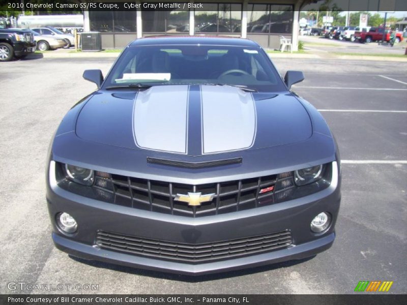 Cyber Gray Metallic / Black 2010 Chevrolet Camaro SS/RS Coupe