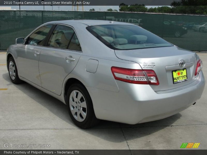 Classic Silver Metallic / Ash Gray 2010 Toyota Camry LE