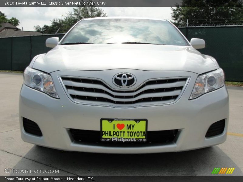 Classic Silver Metallic / Ash Gray 2010 Toyota Camry LE