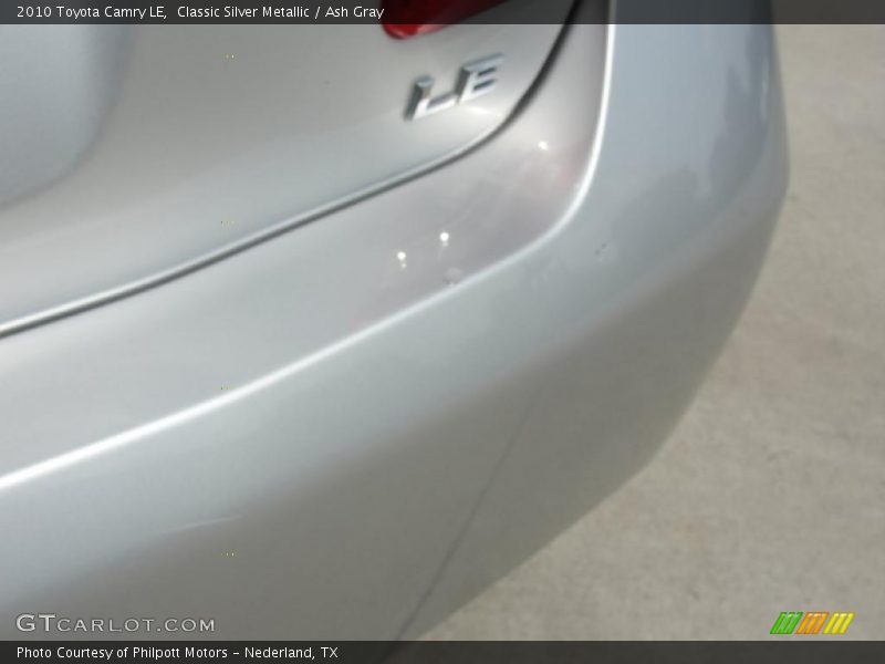 Classic Silver Metallic / Ash Gray 2010 Toyota Camry LE