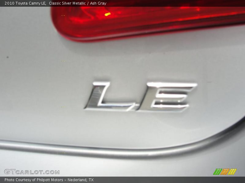 Classic Silver Metallic / Ash Gray 2010 Toyota Camry LE