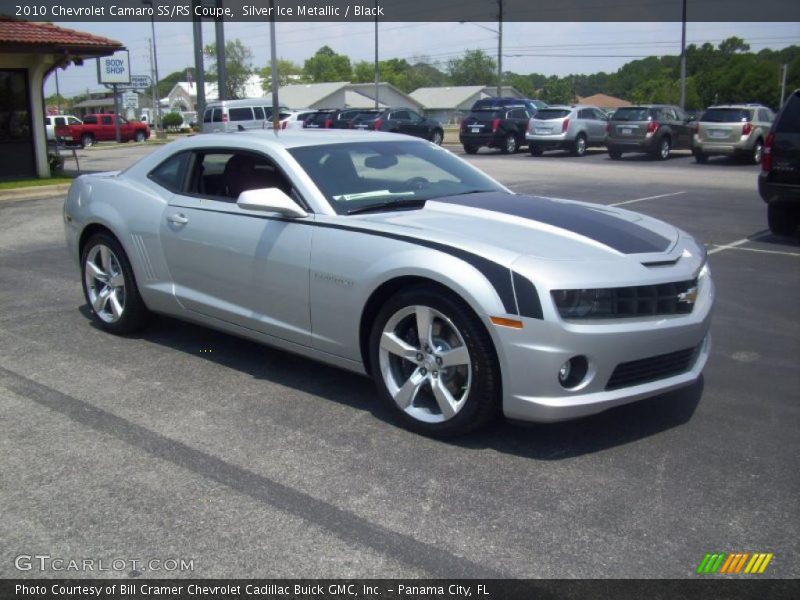 Silver Ice Metallic / Black 2010 Chevrolet Camaro SS/RS Coupe