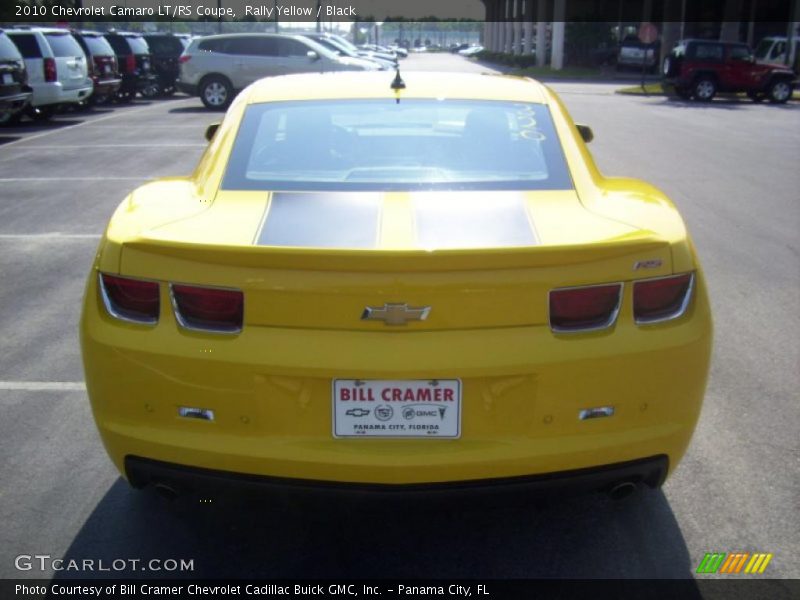 Rally Yellow / Black 2010 Chevrolet Camaro LT/RS Coupe