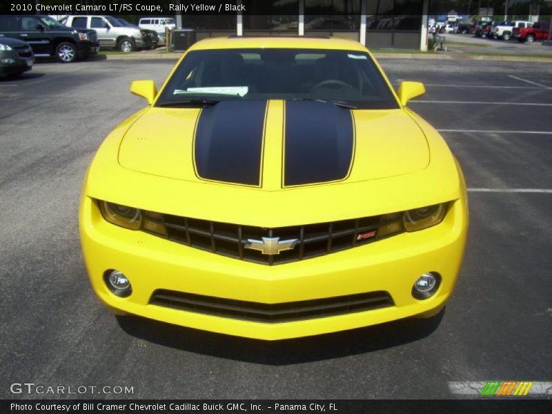 Rally Yellow / Black 2010 Chevrolet Camaro LT/RS Coupe