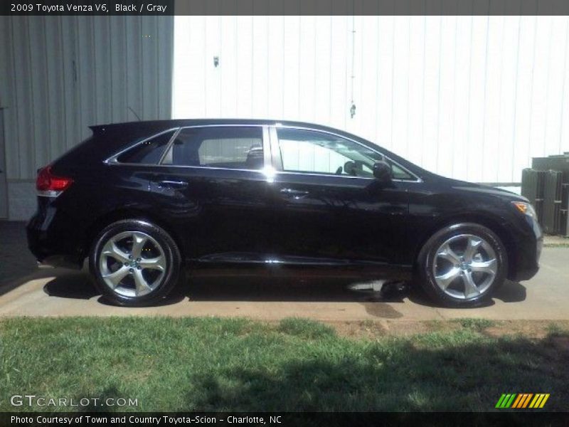 Black / Gray 2009 Toyota Venza V6