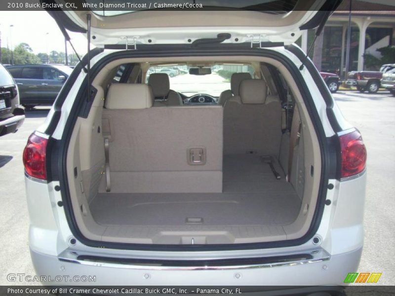 White Diamond Tricoat / Cashmere/Cocoa 2010 Buick Enclave CXL