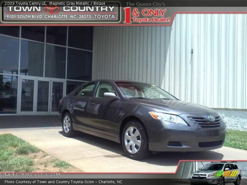 Magnetic Gray Metallic / Bisque 2009 Toyota Camry LE