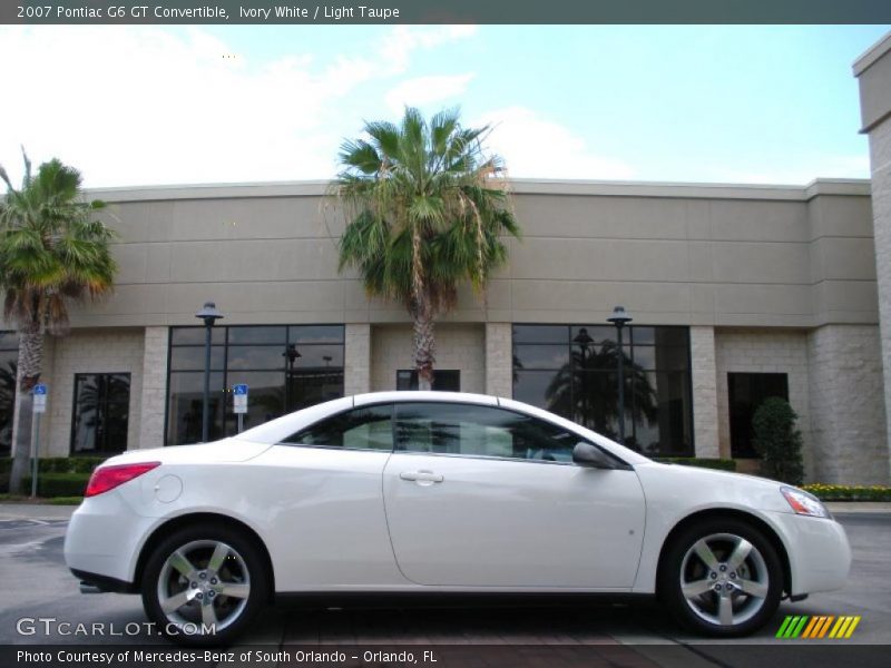 Ivory White / Light Taupe 2007 Pontiac G6 GT Convertible