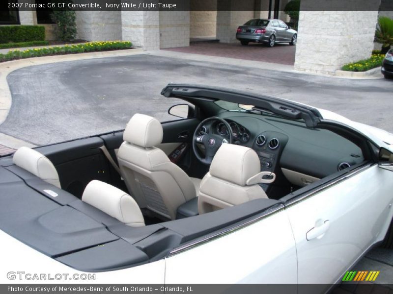 Ivory White / Light Taupe 2007 Pontiac G6 GT Convertible