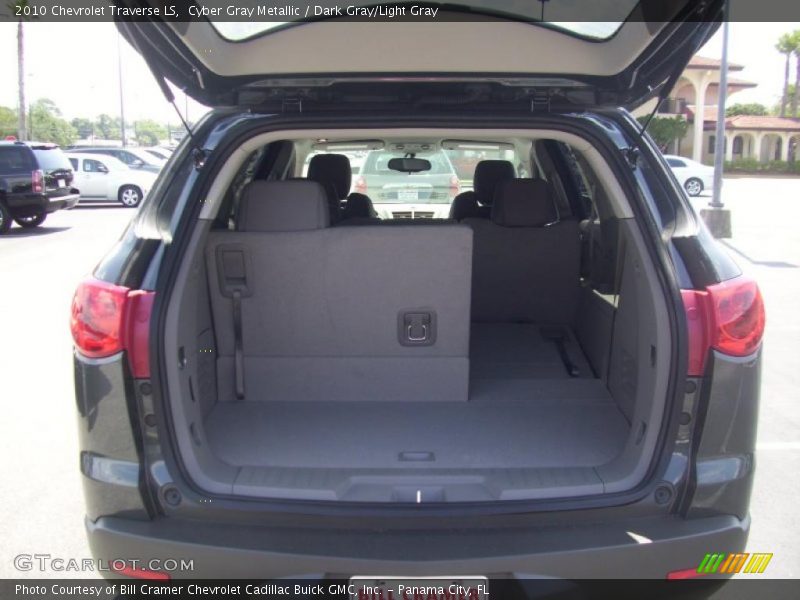 Cyber Gray Metallic / Dark Gray/Light Gray 2010 Chevrolet Traverse LS