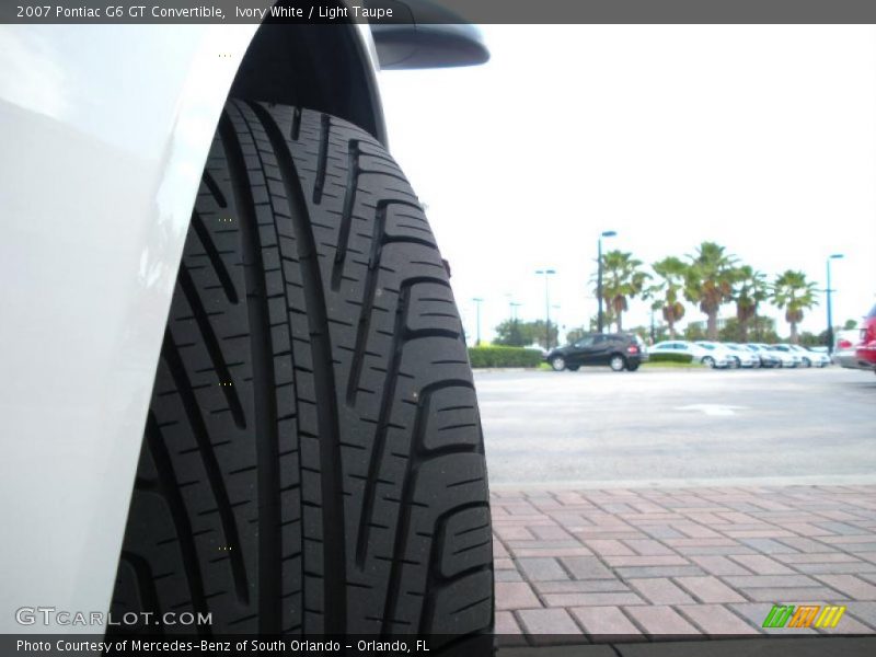 Ivory White / Light Taupe 2007 Pontiac G6 GT Convertible