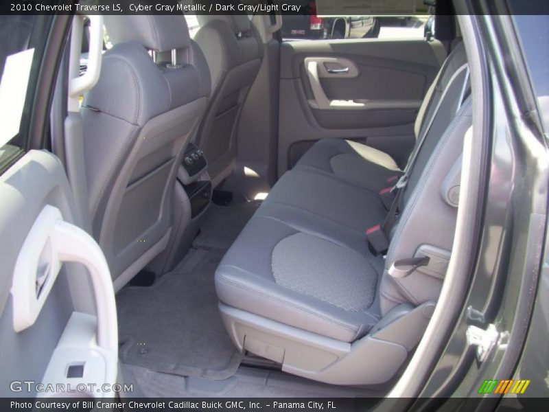 Cyber Gray Metallic / Dark Gray/Light Gray 2010 Chevrolet Traverse LS