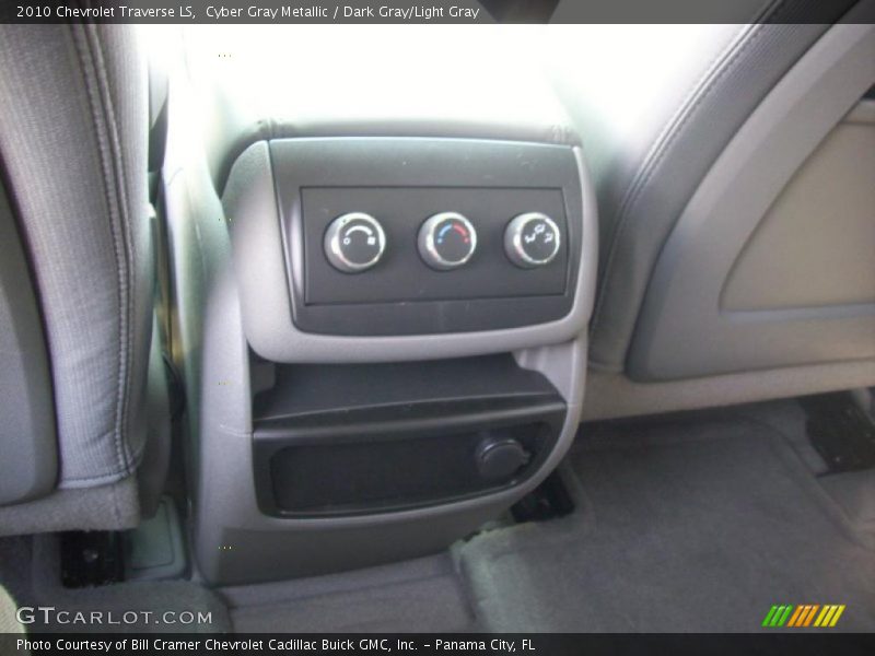 Cyber Gray Metallic / Dark Gray/Light Gray 2010 Chevrolet Traverse LS