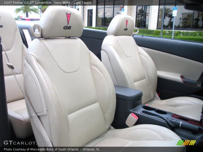 Ivory White / Light Taupe 2007 Pontiac G6 GT Convertible