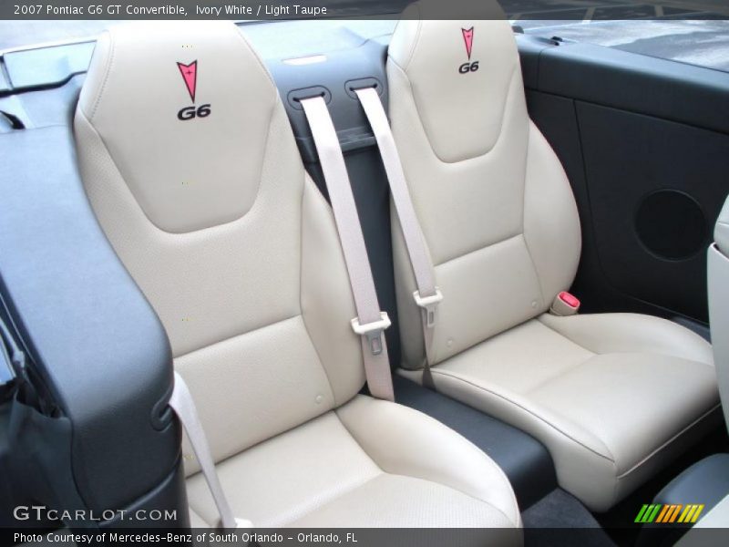 Ivory White / Light Taupe 2007 Pontiac G6 GT Convertible