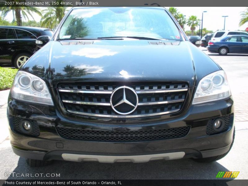 Black / Black 2007 Mercedes-Benz ML 350 4Matic
