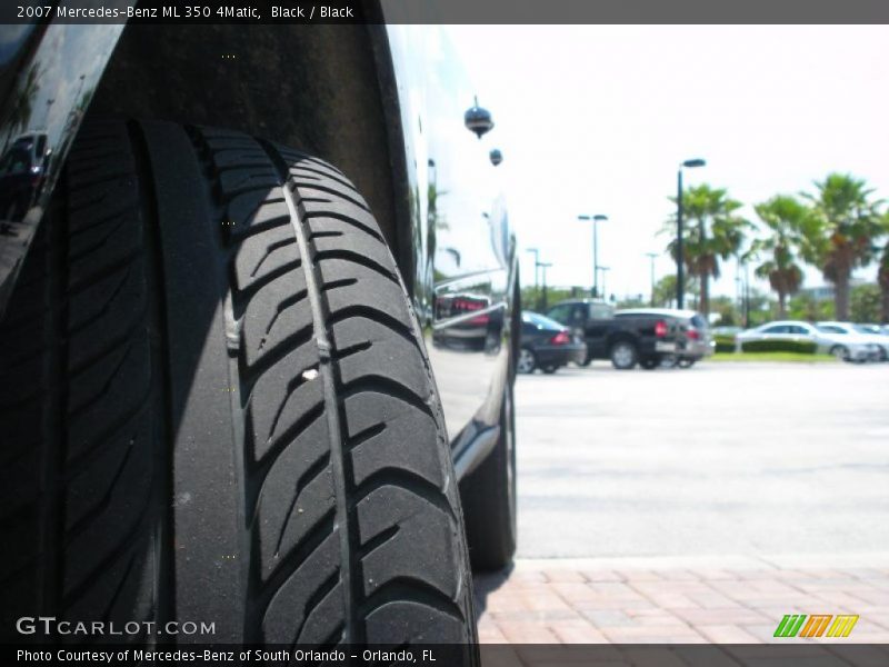 Black / Black 2007 Mercedes-Benz ML 350 4Matic