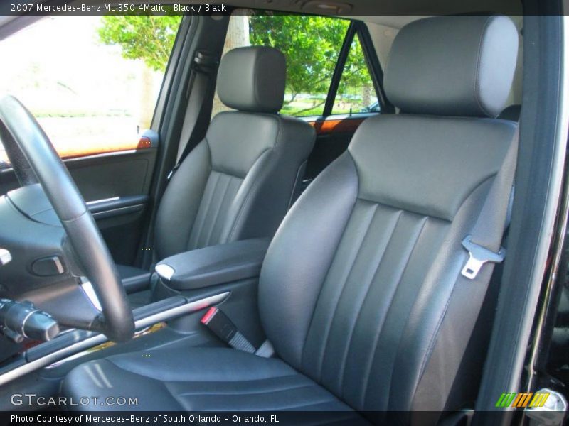 Black / Black 2007 Mercedes-Benz ML 350 4Matic