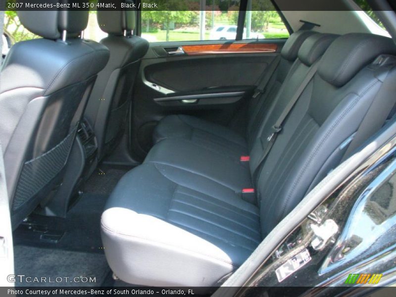 Black / Black 2007 Mercedes-Benz ML 350 4Matic