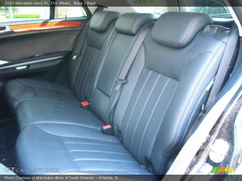 Black / Black 2007 Mercedes-Benz ML 350 4Matic