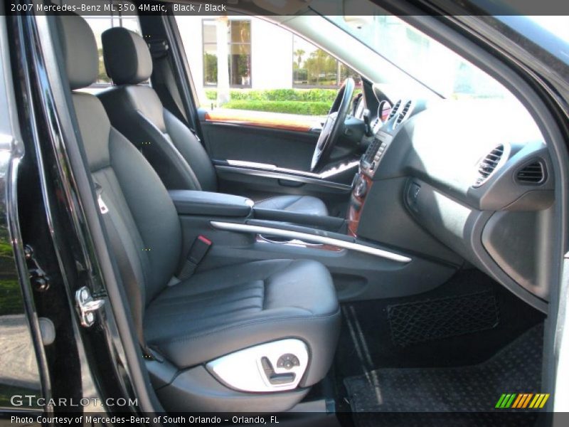 Black / Black 2007 Mercedes-Benz ML 350 4Matic