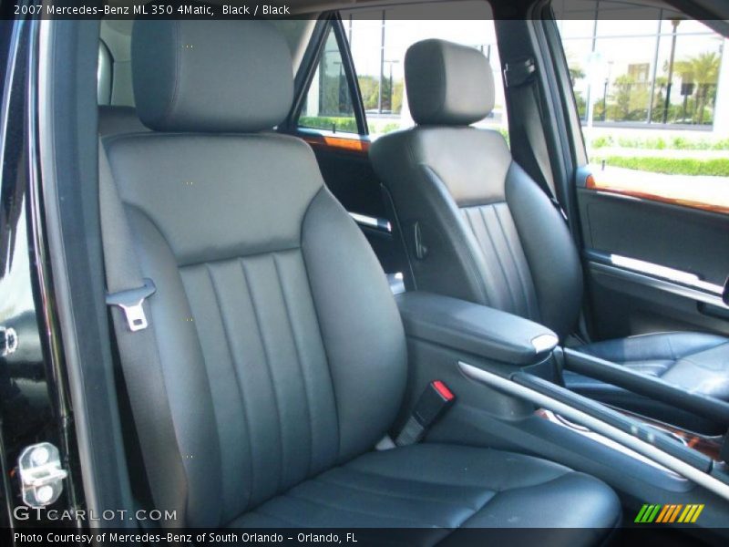 Black / Black 2007 Mercedes-Benz ML 350 4Matic