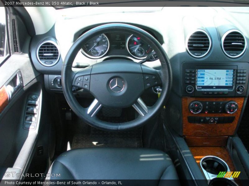 Black / Black 2007 Mercedes-Benz ML 350 4Matic