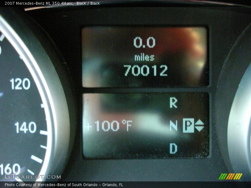 Black / Black 2007 Mercedes-Benz ML 350 4Matic