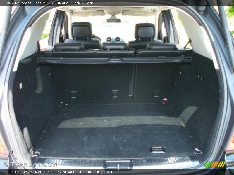 Black / Black 2007 Mercedes-Benz ML 350 4Matic