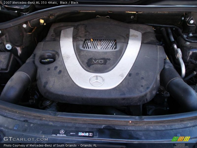 Black / Black 2007 Mercedes-Benz ML 350 4Matic