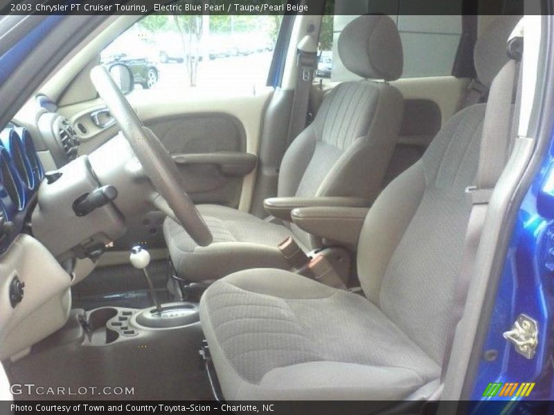 Electric Blue Pearl / Taupe/Pearl Beige 2003 Chrysler PT Cruiser Touring