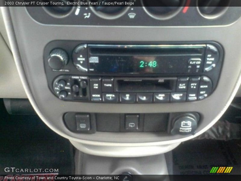Electric Blue Pearl / Taupe/Pearl Beige 2003 Chrysler PT Cruiser Touring