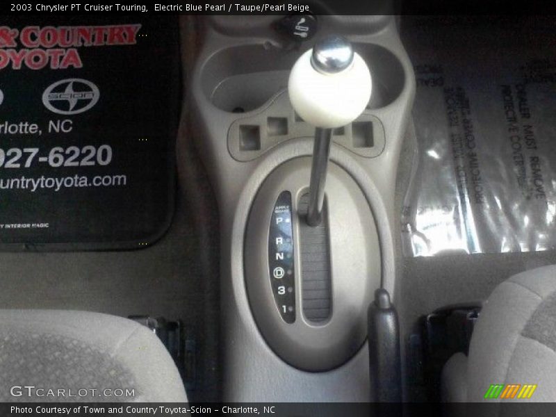 Electric Blue Pearl / Taupe/Pearl Beige 2003 Chrysler PT Cruiser Touring