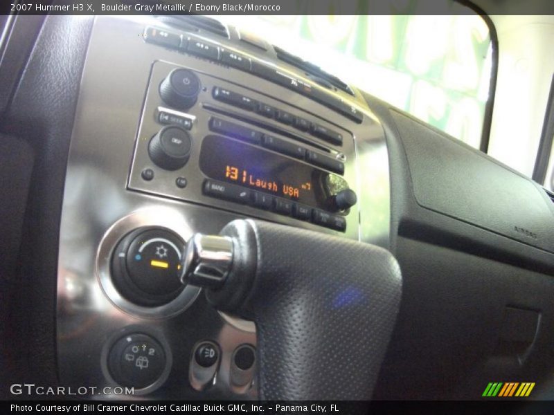 Boulder Gray Metallic / Ebony Black/Morocco 2007 Hummer H3 X