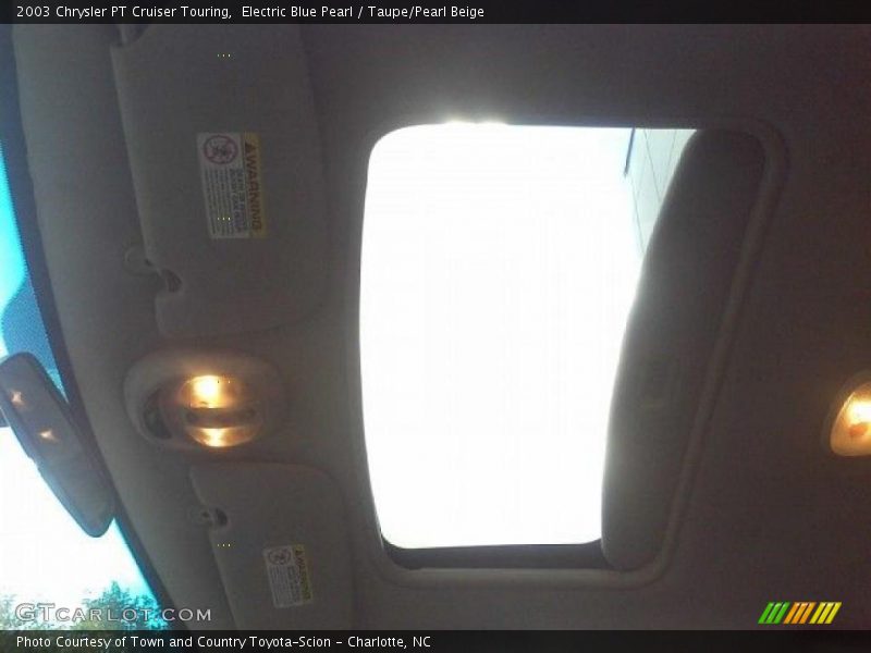 Electric Blue Pearl / Taupe/Pearl Beige 2003 Chrysler PT Cruiser Touring