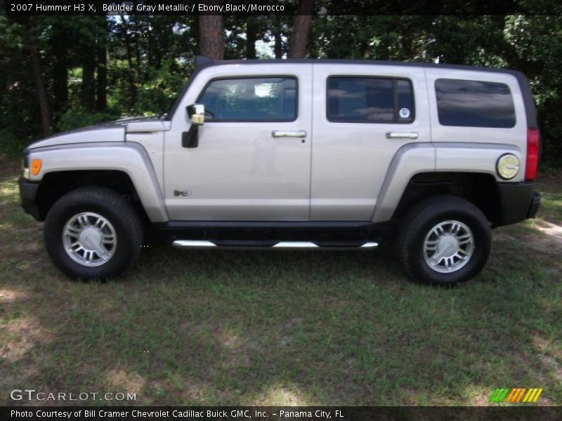 Boulder Gray Metallic / Ebony Black/Morocco 2007 Hummer H3 X