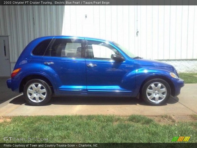 Electric Blue Pearl / Taupe/Pearl Beige 2003 Chrysler PT Cruiser Touring